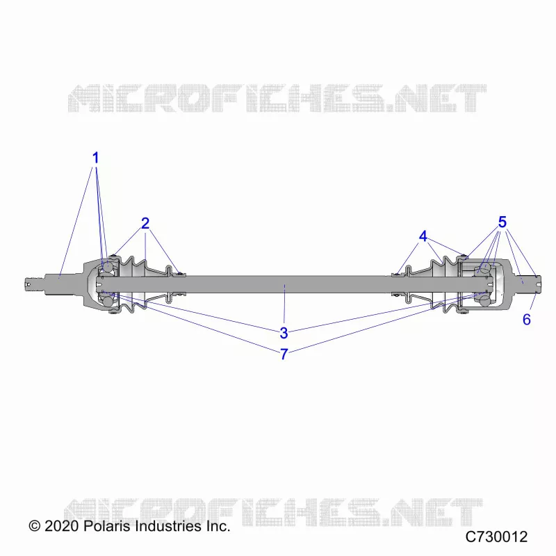 TREN, FRONT HALF SHAFT