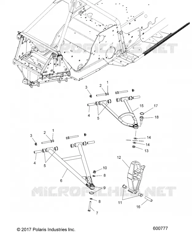 SUSPENSIÃ“N DELANTERA, CONTROL ARMS AND SPINDLE