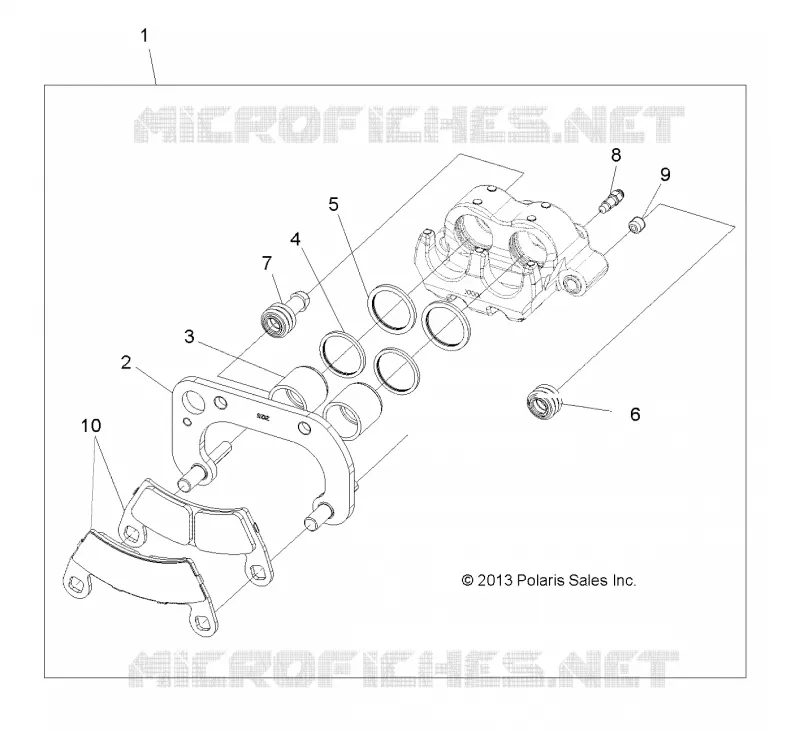 BRAKES, PINZA FRENO DELANTERA