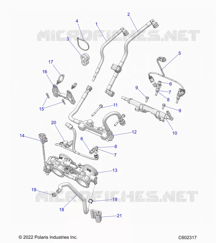 SISTEMA DE COMBUSTIBLE, RAIL, LINES AND THROTTLE BODY