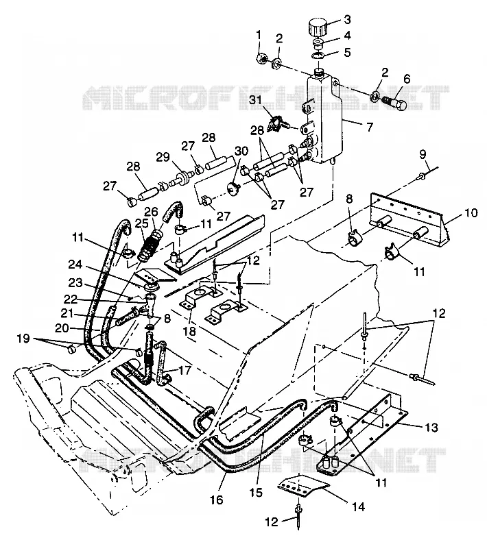 SISTEMA DE REFRIGERACIÓN CLASSIC TOURING 0973365 and EUROPEAN CLASSIC TOURING E973365 (4938493849B008)