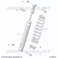 SUSPENSION, SHOCK TRASERO