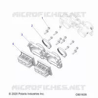 ENGINE, REED VALVE AND CUERPO DE MARIPOSA ADAPTOR -S24TDL8RS (C601635)