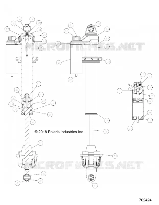 SUSPENSIÃ“N DELANTERA SHOCK INTERNALS