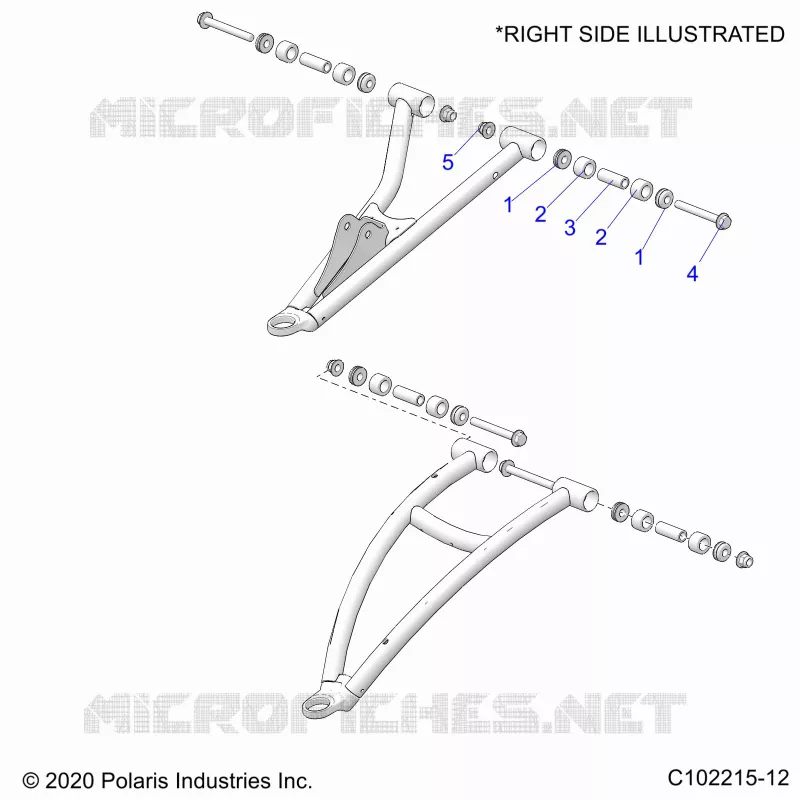 SUSPENSIÃ“N DELANTERA A-ARM, MOUNTING