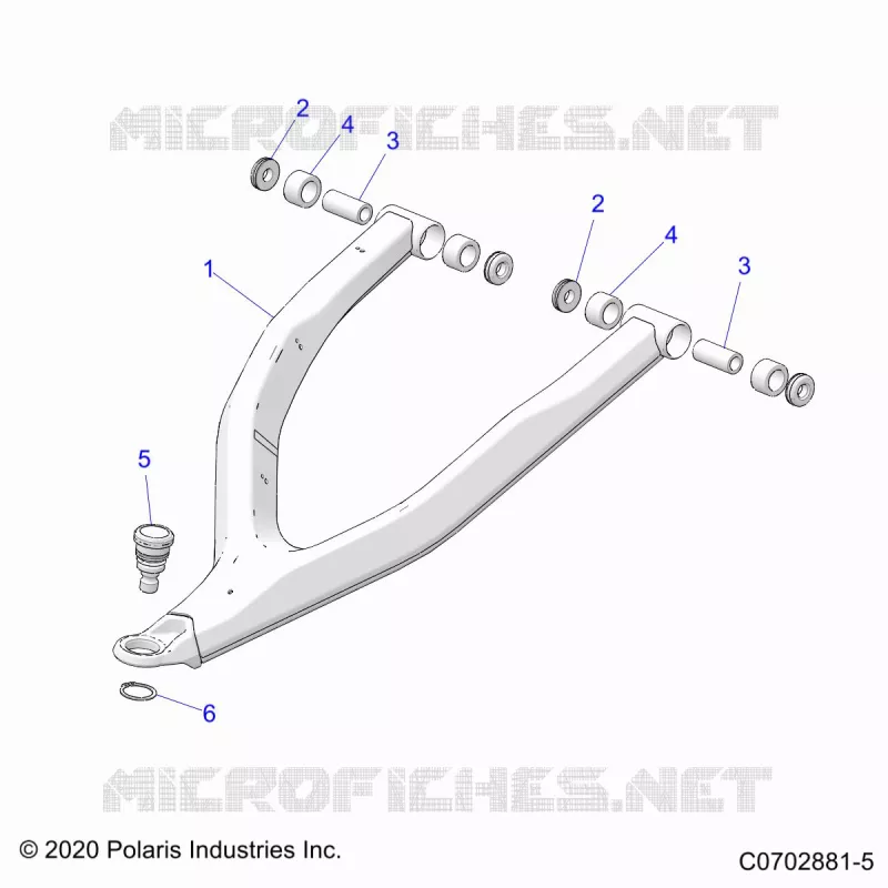 SUSPENSIÃ“N DELANTERA CONTROL ARM UPPER