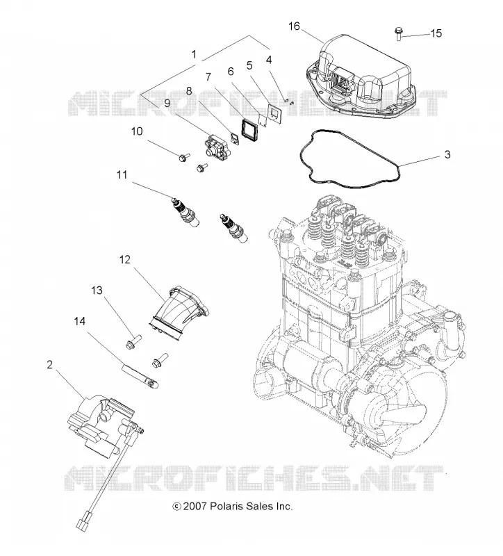 MOTOR, MONTAJE DEL CUERPO DEL ACELERADOR
