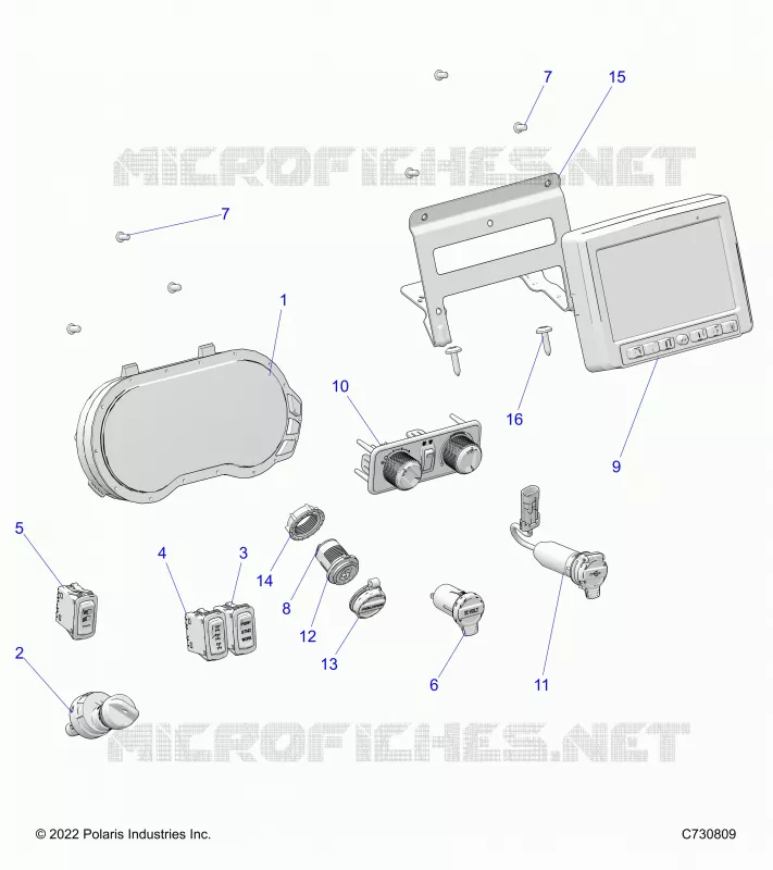 ELECTRICA, DASH INSTRUMENTS