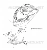 CAPUCHA MOUNTING AND FRONT PARACHOQUES