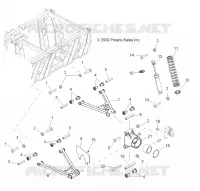 SUSPENSION, A-ARMS, MID DRIVE AND TRASERO UNIDAD