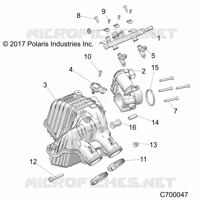ENGINE, TOMA DE AIRE MANIFOLD