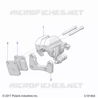 BRAKES, PINZA FRENO DELANTERA