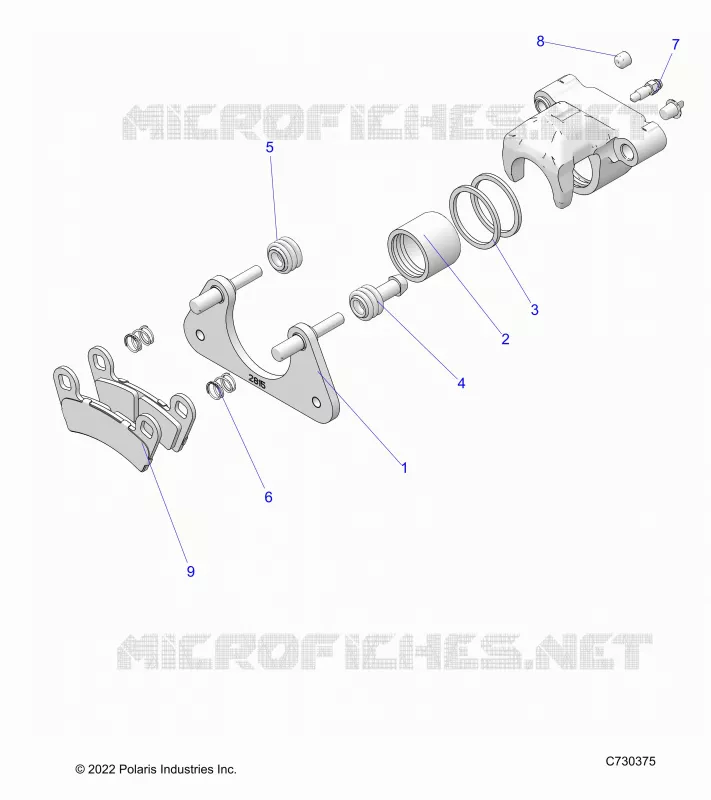 BRAKES, PINZA TRASERA