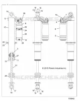 SUSPENSIÃ“N DELANTERA SHOCK INTERNALS