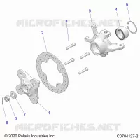 SUSPENSIÃ“N DELANTERA CARRIER- Z22N4K99AK/AR/BK/BR/N4VAK/BK/AR/BR (C0704127-2)