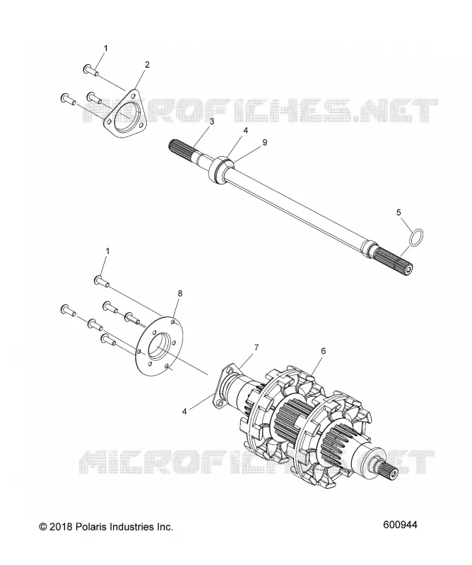 DRIVE TRAIN, JACKSHAFT AND EJE DE TRANSMISIÃ“N