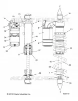 SUSPENSION, CHOQUE, FRONT TRACK (7044389)