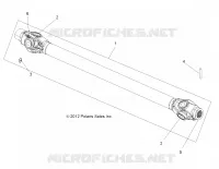 DRIVE TRAIN, DEL EJE DE PROPULSIÃN, FRONT