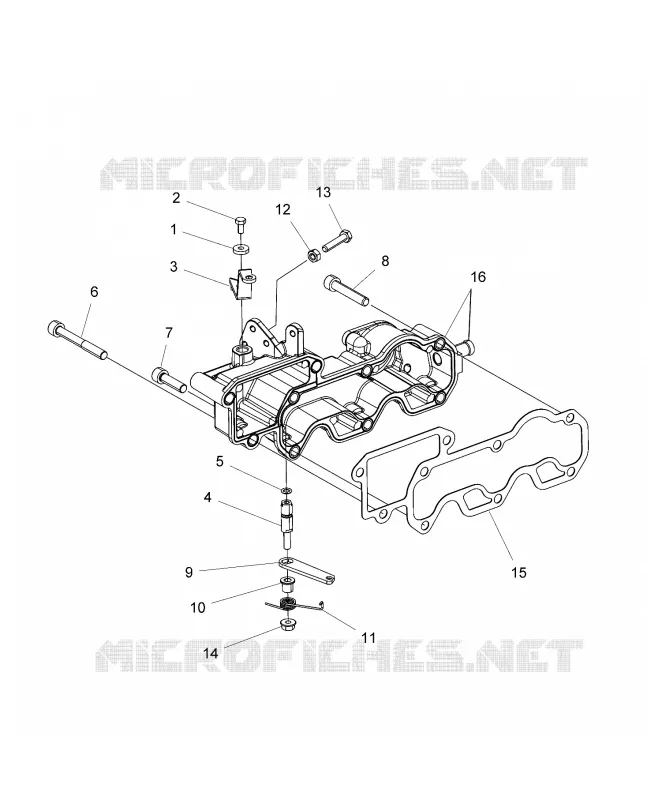 MOTOR, INLET COLECTOR and ACELERADOR CONTROL