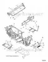 CHASSIS, BASTIDOR AND FRONT BUMPER