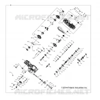 DRIVE TRAIN, PRINCIPAL GEARCASE