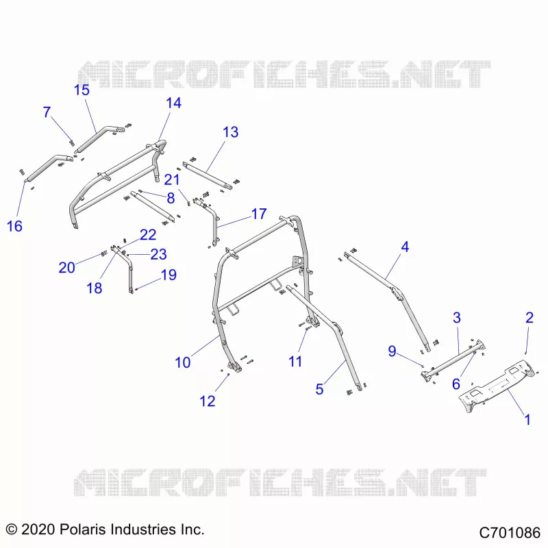 CHASSIS, CAB BASTIDOR