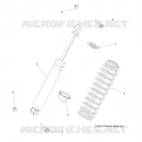 SUSPENSION, SHOCK TRASERO
