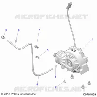 DRIVE TRAIN, FRONT MONTAJE DE ENGRANAJES
