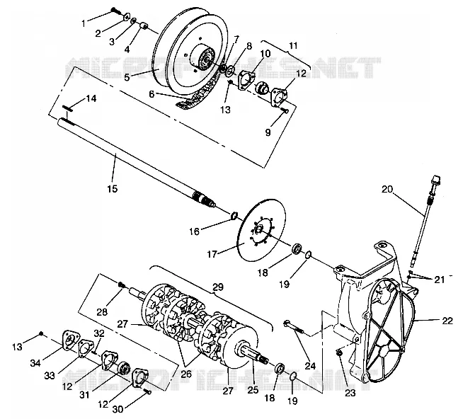 TREN ASSEMBLY Storm 0940782 and Storm SKS 0940582 (4925032503017A)