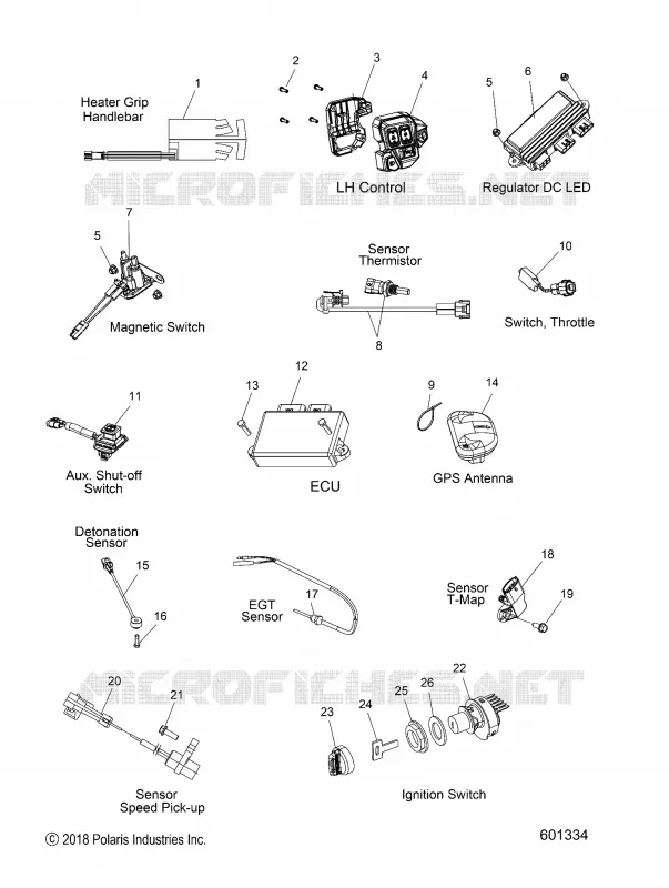 ELECTRICA, SWITCHES, SENSORS AND COMPONENTS