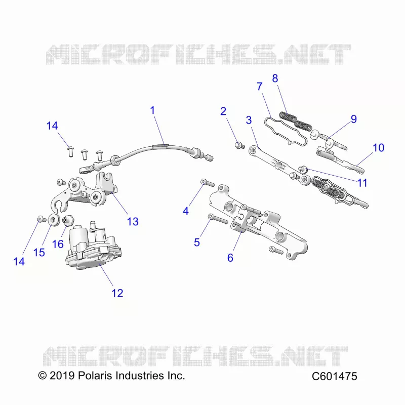 ENGINE, VALVOLA ESCAPE ASM. AND ACTUATOR -S24TKP8RS (C601475)