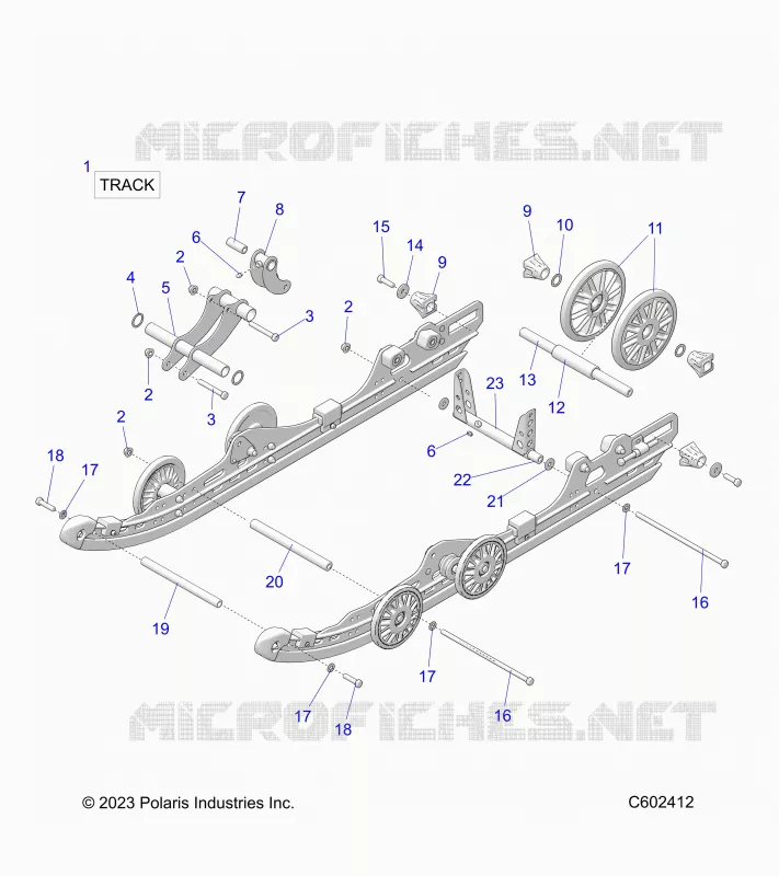 SUSPENSION TRASERA AND TRACK