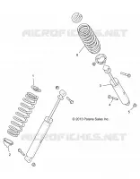 SUSPENSION, SHOCK TRASERO