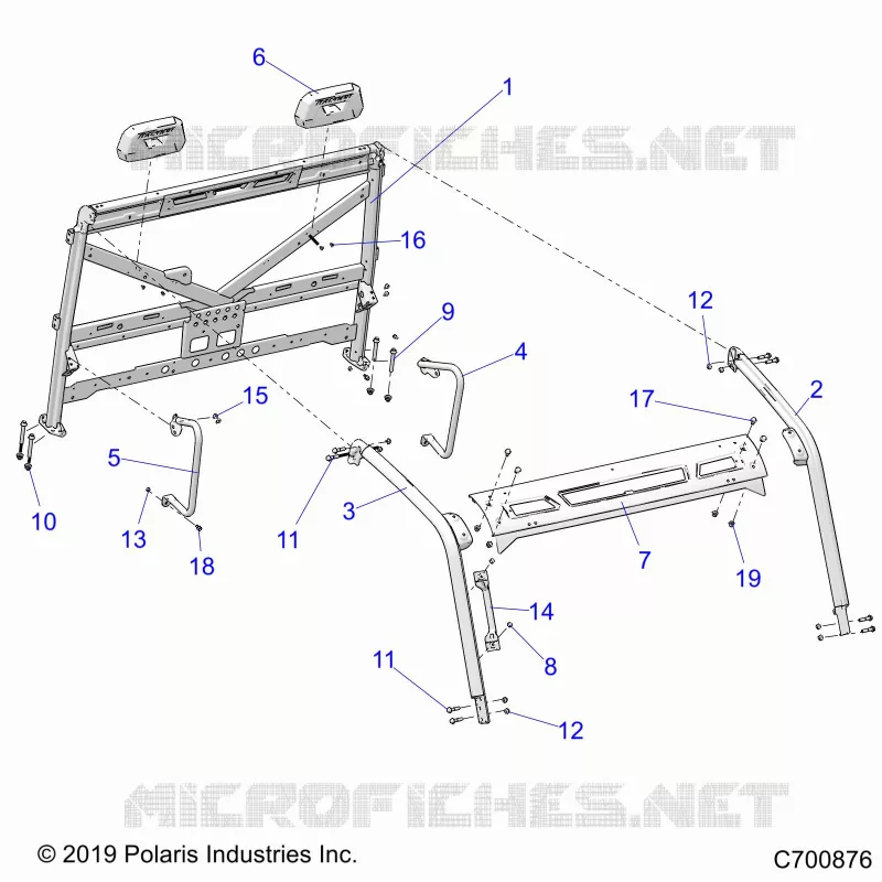 CHASSIS, CAB BASTIDOR