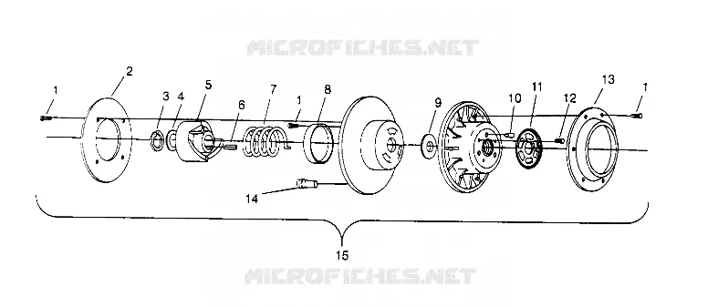 accionado de embrague ASSEMBLY  500 EFI 0952774, EFI SKS 0952574,   EFI SKS PT 0952 (4929052905C004)