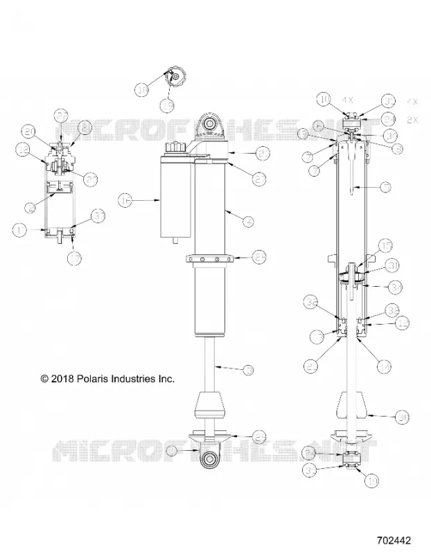 SUSPENSION, CHOQUE FRONTAL INTERNALS