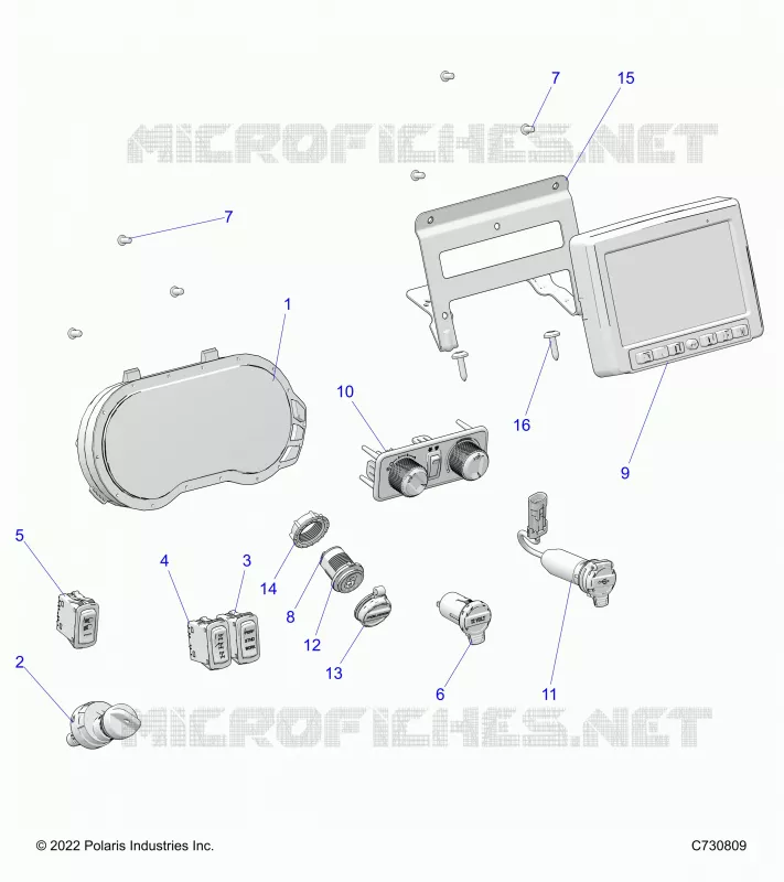 ELECTRICA, DASH INSTRUMENTS