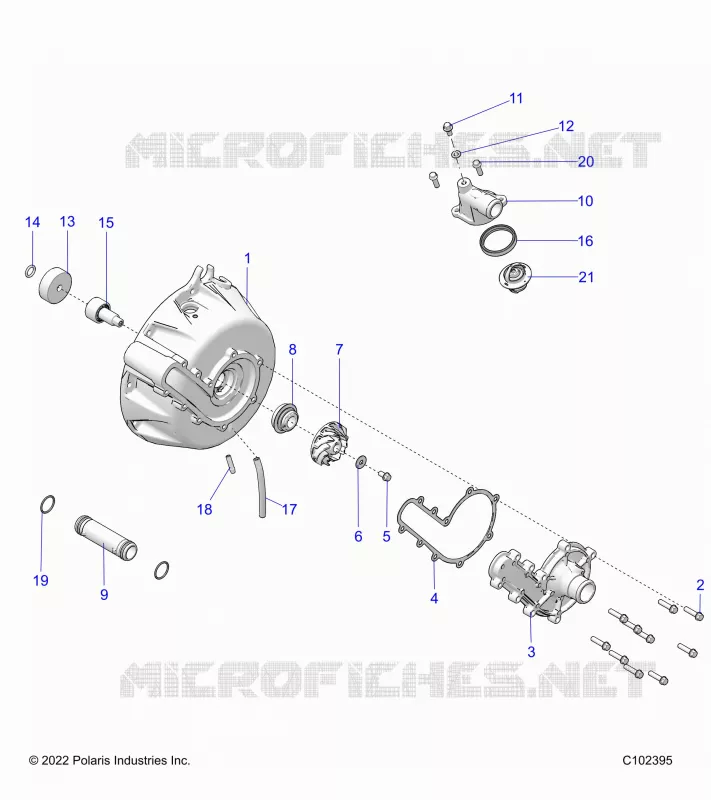 ENGINE, SISTEMA DE REFRIGERACIÃ“N AND WATER PUMP