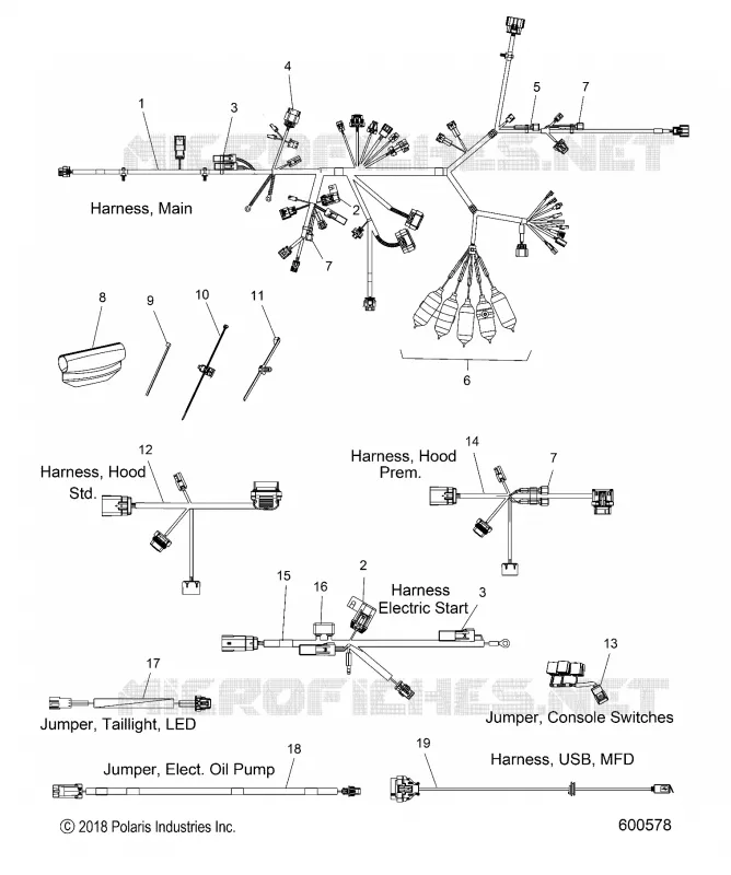 ELECTRICA, WIRE HARNESS