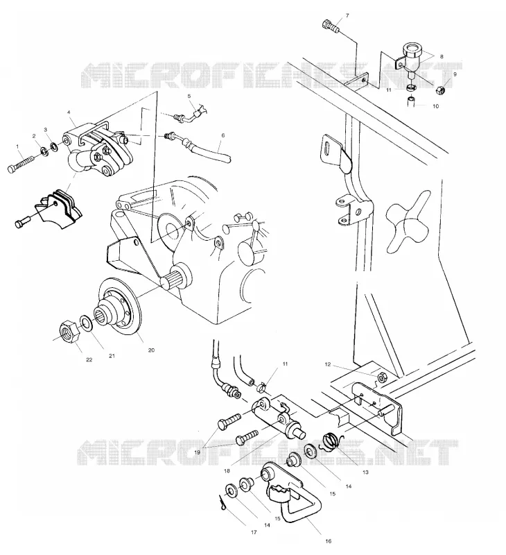 FRENO TRASERO/FOOT PEDAL