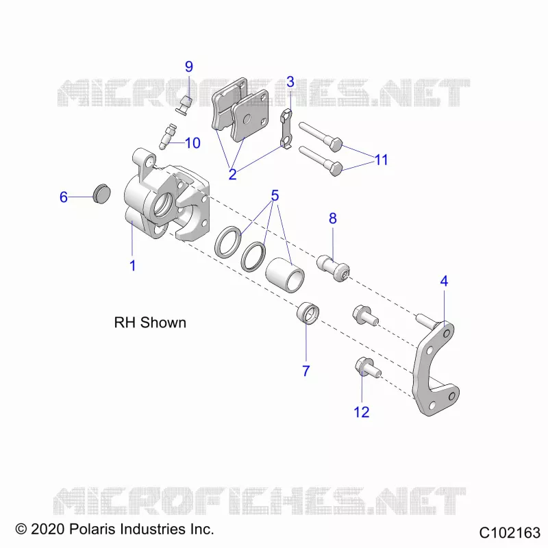 BRAKES, PINZA FRENO DELANTERA