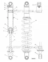 SUSPENSION, CHOQUE, REAR TRACK