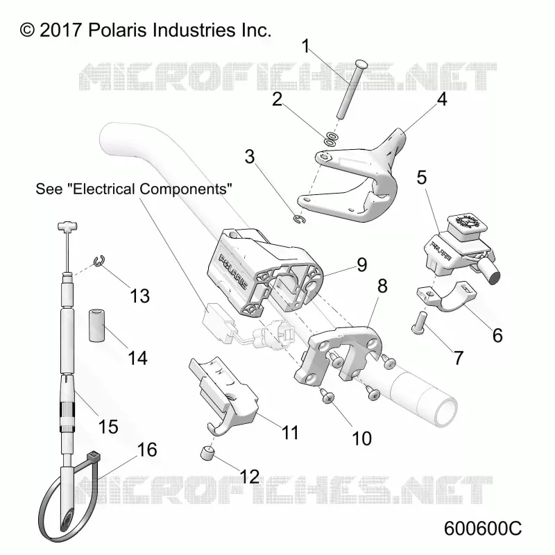 MOTOR, THROTTLE CONTROL ASM.