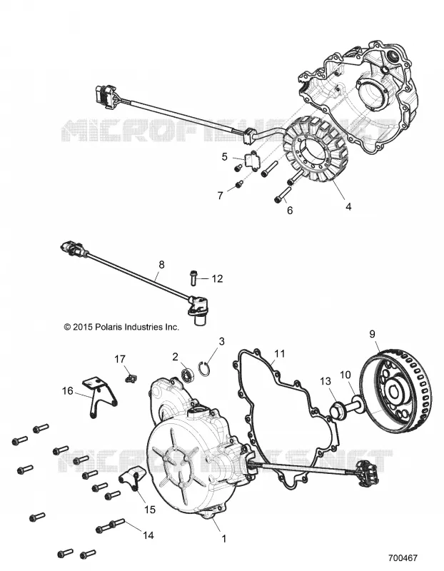 MOTOR, STATOR AND VOLANTE