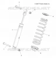SUSPENSION, SHOCK TRASERO