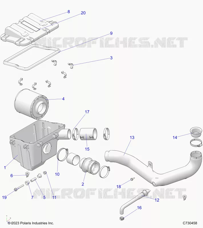 ENGINE, TOMA DE AIRE SYSTEM