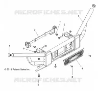CHASSIS, PARACHOQUES DELANTERA