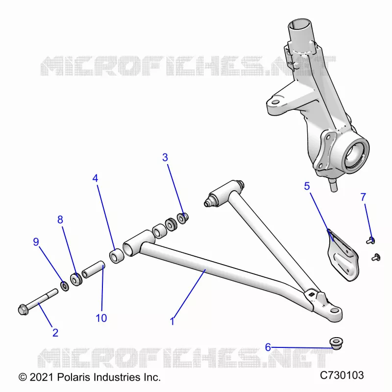 SUSPENSION, A-ARM AND PUNTAL MOUNTING