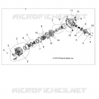TREN, FRONT GEARCASE INTERNALS
