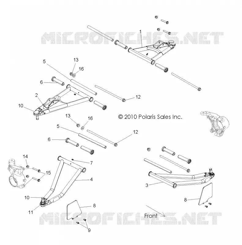 SUSPENSION DELANTERA CONTROL ARMS